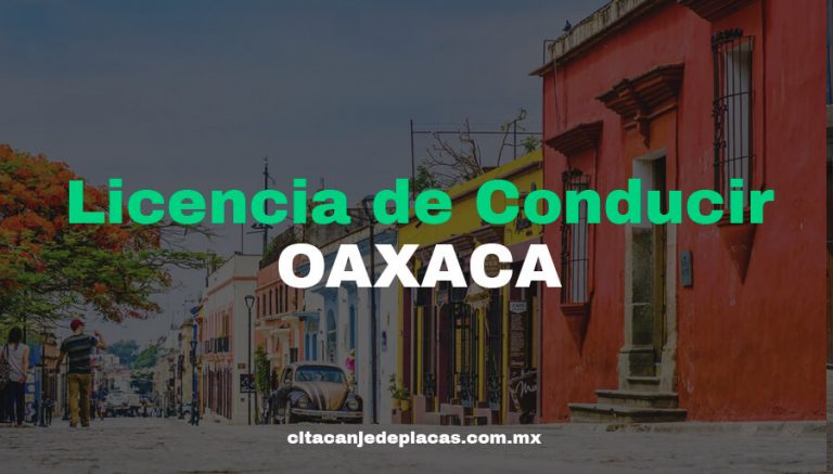 Licencia de Conducir Oaxaca RENOVACIÓN y CITAS